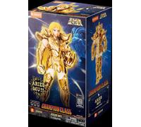 Blokees Figurine Saint-Seiya Classe Champion Mu d'Aries 15 cm pour la décoration intérieure, coffret de collection cadeau pour adultes et collectionneurs