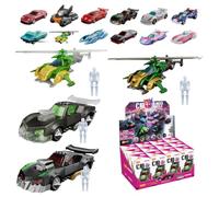 BLOKEES, Roues, Transfomers, C03, Wreck'N Rule ②, 12 kits de modèles Mystery Box, échelle 1/64, à partir de 9 ans