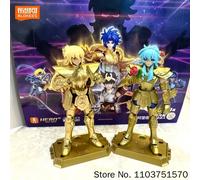 Blokees Saint Seiya Version Galaxie V4 Figurine d'action Boîte mystère Kit de montage Modèle Gemelli Jouet de collection pour les collectionneurs d'anime random 1pcs