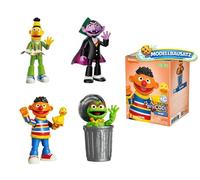 BLOKEES Sesame Street PreCool Série 02 - Kit de modélisation pour enfants à partir de 3 ans - Figurines avec mécanisme de bouche mobile - 11-13,5 cm - Système d'emboîtement sans colle - Accessoires de