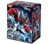 BLOKEES - Transformers - Action Edition 06 - Optimus Prime - Transformers Prime - Kit de modélisme - Assemblage requis - Aucun outil - Pas de découpe - Pas de colle - Pas de peinture - 14+