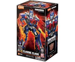 BLOKEES - Transformers Classic Class: Optimus Prime 09 - Figurine Transformers Articulée - Modèle à Construire 88 Pièces - Model Kit sans Colle - Yeux Lumineux - Licence Officielle - Jouet 12 Ans+
