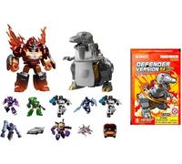 BLOKEES - Transformers - Defender Version 04: Tyrants Fury - Coffret 12 Figurines Transformers Articulées 5,5 cm - à Assembler - Model Kit - Licence Officielle - sans Doublons - Jouet Enfant 8 Ans+