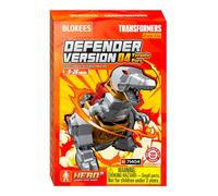 BLOKEES - Transformers - Defender Version 04: Tyrants Fury - Figurine Transformers Articulée 5,5 cm - à Assembler - Model Kit - Licence Officielle - Modèle Aléatoire - Jouet Enfant 8 Ans+