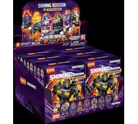 Blokees Transformers Figurines articulées, Version 03 lumineuse, Shattered Universe, coffrets surprises, modèles aléatoires pour décoration intérieure, coffrets de collection, cadeau pour enfants et a