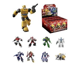 BLOKEES - Transformers - Galaxy Version 03 : The Autobot Run - Coffret 9 Boîtes Surprises Mini Figurines Transformers Articulées 10 cm - Model Kit - Licence Officielle - Jouet Enfant 10 Ans+