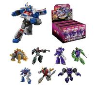 BLOKEES - Transformers - Galaxy Version 04: Fractured Space-Time - Série Complète 9 Mini Figurines Transformers Articulées 10 cm - à Assembler - Model Kit - Licence Officielle - Jouet Enfant 10 Ans+