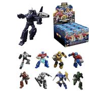 BLOKEES - Transformers - Galaxy Version 05: One - Série Complète 9 Mini Figurines Transformers Articulées 10 cm - à Assembler - Model Kit - Licence Officielle - Jouet Enfant 10 Ans+