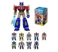 BLOKEES - Transformers - Galaxy Version 05: One - Série Complète 9 Mini Figurines Transformers Articulées 10 cm - à Assembler - Model Kit - Licence Officielle - Jouet Enfant 10 Ans+