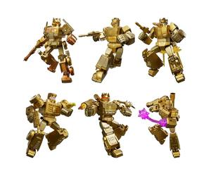 BLOKEES Transformers Gold Série 2 Golded Lagoon Defense Kit de construction à partir de 10 ans Ensemble de construction à collectionner Cadeau pour enfants et adultes