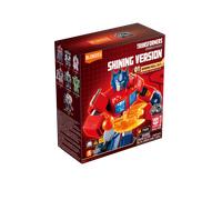 Blokees Transformers One Version Brillante 01 Figurine Kit de Construction 10cm Personnage Surprise Aléatoire avec Effet Lumineux Cadeau Collection Enfants