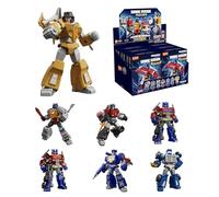 BLOKEES - Transformers - Shining Version 02: Shining 1985 - Coffret 6 Figurines de Collection Transformers Articulées 12 cm - à Assembler - Model Kit - Licence Officielle - Jouet Enfant 10 Ans+