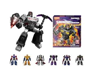 BLOKEES - Transformers - Shining Version 03: Shattered Universe IDW - Coffret 6 Figurines de Collection Transformers Articulées 12 cm - Model Kit - Licence Officielle - Jouet Enfant 10 Ans+