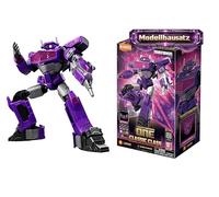 BLOKEES Transformers Shockwave 18, kit de modèle pour Enfants à partir de 12 Ans, Robot de 12,5 cm avec Fonction Lumineuse, 20 éléments Mobiles, système d'emboîtement sans Colle, Accessoires et