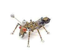 BLOKZ Kits de puzzles stéréo en métal pour adultes, modèle mécanique 3D fourmi femelle, modèle d'assemblage mécanique punk insecte, métal, assemblage à faire soi-même, cadeau créatif, pour ami, 300