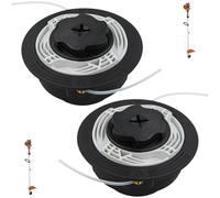 BLOLACDZ Lot de 2 têtes de débroussailleuse C6-2 pour Stihl FS38 FS40 FS40C FS45 FS46 FS50 FS50C FSA60R FSA86R FSE60 FSE71 FSE81 Remplace 4006 710 2126