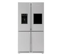Blomberg KQD 1360 X Side by Side Refroidissement : 380 L/Congélateur : 155 L/Acier inoxydable sans empreintes digitales/Trio Cycle-No Frost/Flexi-Zone/Raccordement à l'eau dure.