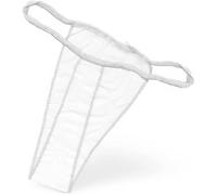 BLOMBLAUM String jetable Femme en Non-tissé TNT - 100 pcs | Culottes jetables Spa et esthétique | sous-vêtements hygiéniques jetables pour Soins, Massage et institut de beauté