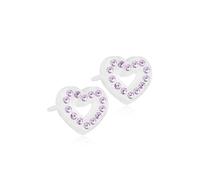 Blomdahl Brilliance Heart Boucles d'oreilles Plastique 15-01121-26 - Unisex - Plastique