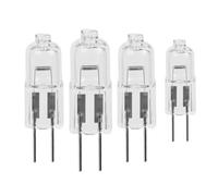 BLOMDE Ampoule halogène G4 6 V 10 W 20 W 30 W, blanc chaud 2 700 K, indice de rendu des couleurs (CRI95), culot à deux broches pour lustres et éclairages d'armoire, 5 pièces (6 V-40 W)