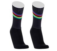 BLOMDE Chaussettes Classiques Homme Équipe De Vélo Sans Couture Anti-Dérapant Cyclisme Sur Route Course En Plein Air Compression Sport Chaussettes Aéro