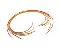 BLOMDE Filament LED flexible 24 V COB 450 mm 600 mm, forme pliable, mini filament LED, adapté aux projets d'éclairage DIY 600 mm-24 V, 6 pièces, vert