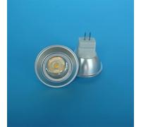 BLOMDE MR11LED projecteur AC/DC12-24V 3W lampe en aluminium petite lampe de remplacement pour la coupelle halogène 5 pièces (12V-3W/Cold White 6000K)