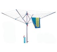Blome Medium Plus Séchoir à linge, rotatif, 60 m, avec douille de sol, pour l'extérieur, fabriqué en Allemagne