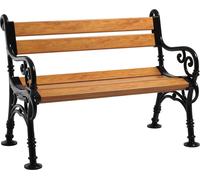 BLOME-TILLMANN Banc à 2 places Linderhof 115 cm aspect bois