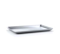 Blomus Plateau Basic 63612 – acier inoxydable gris 25 x 15 x 1,5 cm