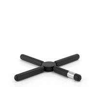 Blomus 68732 Knik Dessous de Plat Acier Inoxydable/Plastique/Silicone Noir 22 x 22 x 1,5 cm