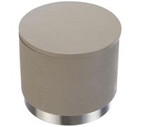 Blomus 68866 Ara Boîte de Rangement Acier Inoxydable/Polystone Taupe/Argent 10 x 10 x 8,5 cm