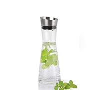 Blomus - ALDOA - Carafe à Eau en Verre élégant, Couvercle Classique en Acier Inoxydable, 900 ML, Couleur Claire (63169)