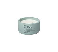Blomus Bougie parfumée Fraga, Parfum d'ambiance, Béton, Pine Gray, Parfum Basil & Bergamot, 66451