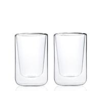 blomus Verre à cappuccino isolant Nero lot de 2 Transparent