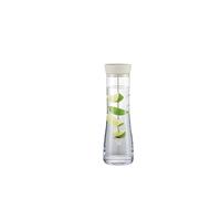 blomus Carafe à eau -DRIWA- | en verre, 1 litre | carafe en verre avec bec verseur sur le couvercle et brochette de fruits | Moonbeam