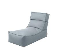 Blomus Chaise Longue d'extérieur imperméable - Couleur océan - 120 x 60 x 40 cm (L x l x H) - Pouf en Fibres synthétiques