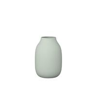 blomus Colora Vase à Fleurs en céramique, Couleur Sauge désert, Taille S, diamètre : 11 x 15 cm, fabriqué à la Main, de qualité supérieure
