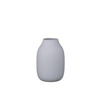blomus Colora Vase à Fleurs en céramique, fabriqué à la Main, Taille S, diamètre : 11 x 15 cm, Hauteur : 11 x 15 cm, Couleur : Tradewinds