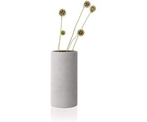 Blomus Coluna Vase en béton Gris Clair H 24 cm Ø 12 cm