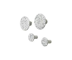 Blomus - Crochet mural, patère, crochet - Terrazzo Grey/Gris - Hauteur 4,5 cm, taille unique