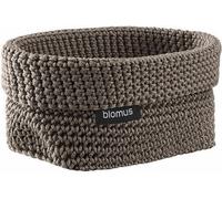 Blomus crochet panier Tela, panier de rangement pour la salle de bain, fibre synthétique, Fungi, M, 66469