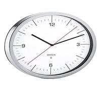 Blomus CRONO Horloge Murale Radio-pilotée en Acier Inoxydable Blanc Ø 24 cm