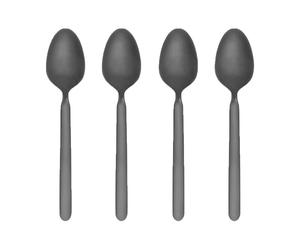 blomus Cuillère à espresso STELLA noir lot de 4 11 cm