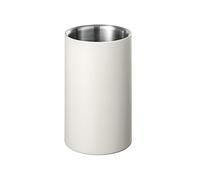 blomus -Easy- Rafraîchisseur de bouteille à double paroi, compatible avec toutes les bouteilles de vin courantes, 12 cm, couleur : noir 64275