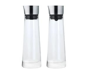 blomus Ensemble sucrier et pot à lait Macchiato Verre-acier inoxydable