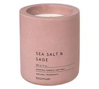 blomus FRAGA Bougie parfumée, Rose fanée, Béton, H 11 cm, Ø 9 cm, 65656