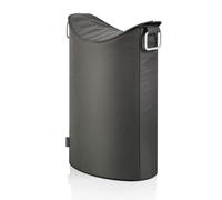 Blomus Frisco Manne Ã Linge, Panier Ã Linge, Aluminium / Fibres Synthétiques, Anthracite, H 70 cm, B 45 cm, T 28 cm, 65384