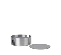 Blomus Klar 64063 Lot de 6 Dessous de Verre en Acier Inoxydable 18/8 Transparent Taille Unique