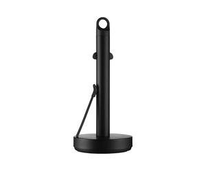 blomus - Loop - Porte-rouleau d'essuie-tout - Technique innovante - Ustensile ménager pratique - Couleur : noir - 64364